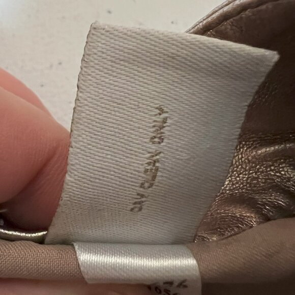 #192 Chico's Shiny Pleather Jacket Size 3 (16) - Picture 6 of 6